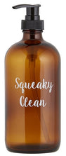 Load image into Gallery viewer, 47th &amp; Main: Amber Soap Bottle - Squeaky Clean