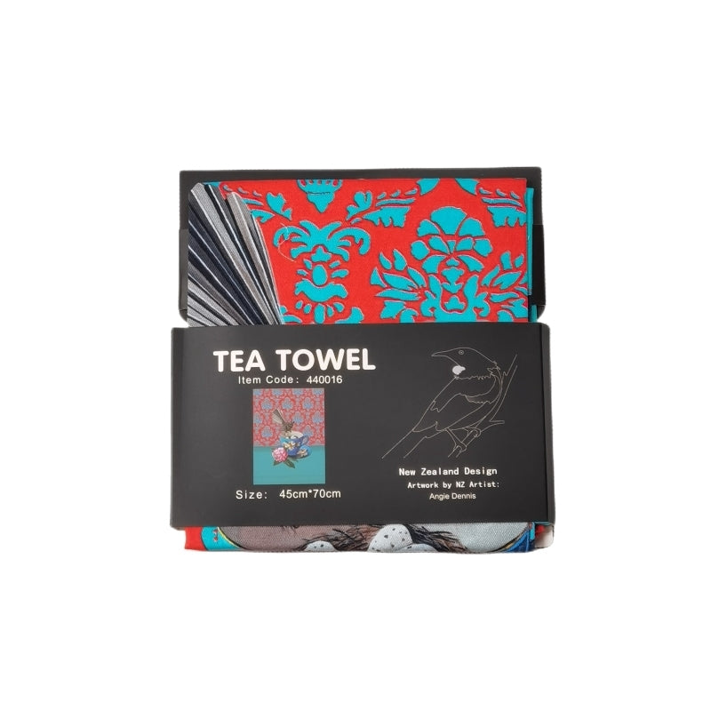 Fantail Teapot Tea Towel - AM Trading