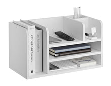 Load image into Gallery viewer, Gorilla Office: Space Saving Desktop Organizer - White