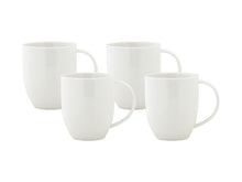 Load image into Gallery viewer, Maxwell &amp; Williams: White Basics Diamonds Coupe Mug (370ml) (Set of 4)