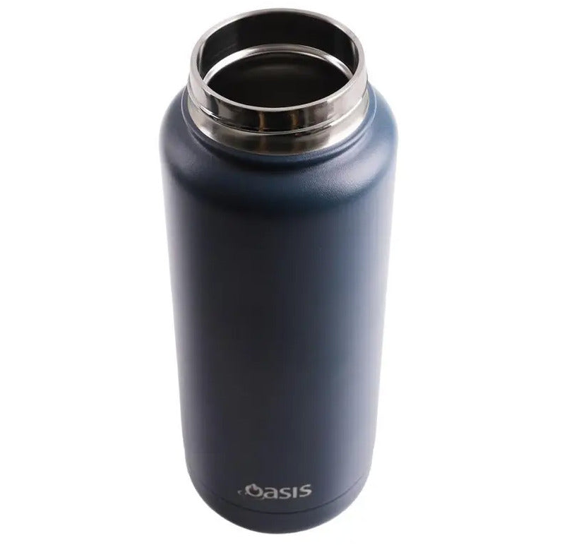 Oasis: Titan Stainless Steel Double Wall Insulated Bottle 1.2l (Navy) - D.Line