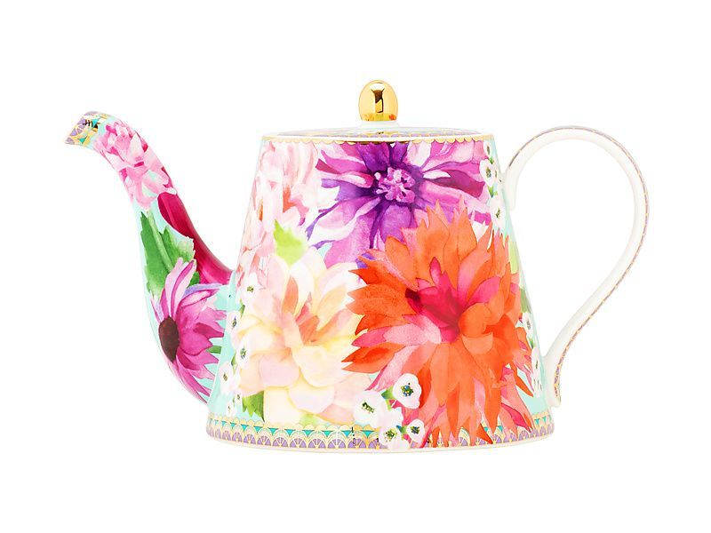 Maxwell & Williams: Teas & C's Dahlia Daze Teapot With Infuser - Sky (1L)