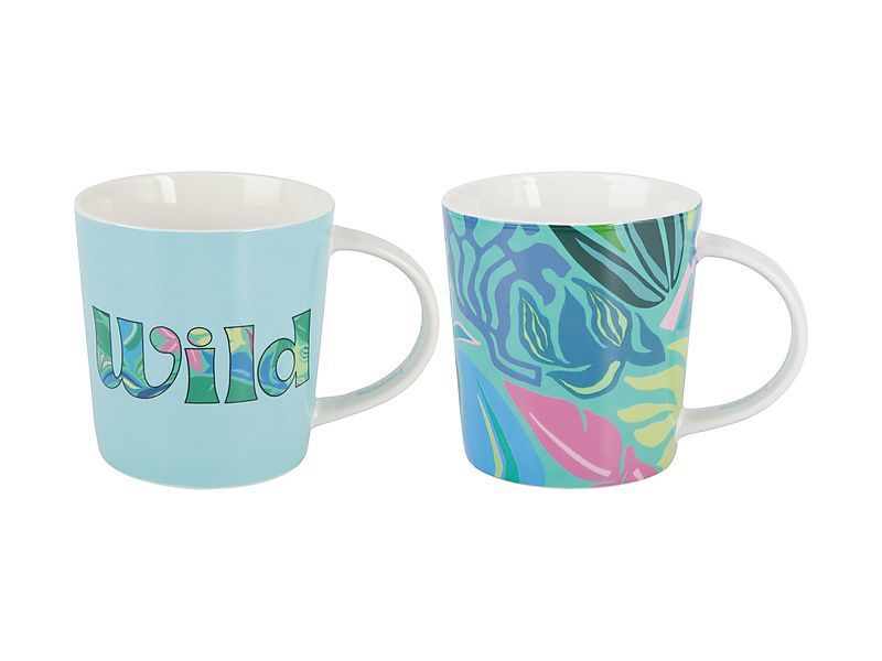 Maxwell & Williams: Kasey Rainbow Be Fierce Mug Set - Wild (380ml) (Set of 2)