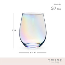 Load image into Gallery viewer, Luster Stemless Wine Glass Set - Twine