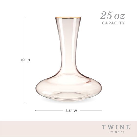 Rose Crystal Decanter - Twine