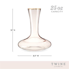 Load image into Gallery viewer, Rose Crystal Decanter - Twine