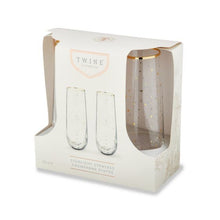 Load image into Gallery viewer, Starlight Stemless Champagne Flute Set - Twine