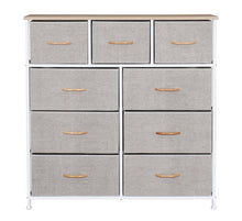 Load image into Gallery viewer, Ovela 9 Drawer Storage Chest - Beige