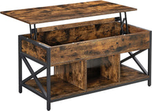 Load image into Gallery viewer, VASAGLE Lift Top Coffee Table - Industrial Brown