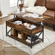 Load image into Gallery viewer, VASAGLE Lift Top Coffee Table - Industrial Brown