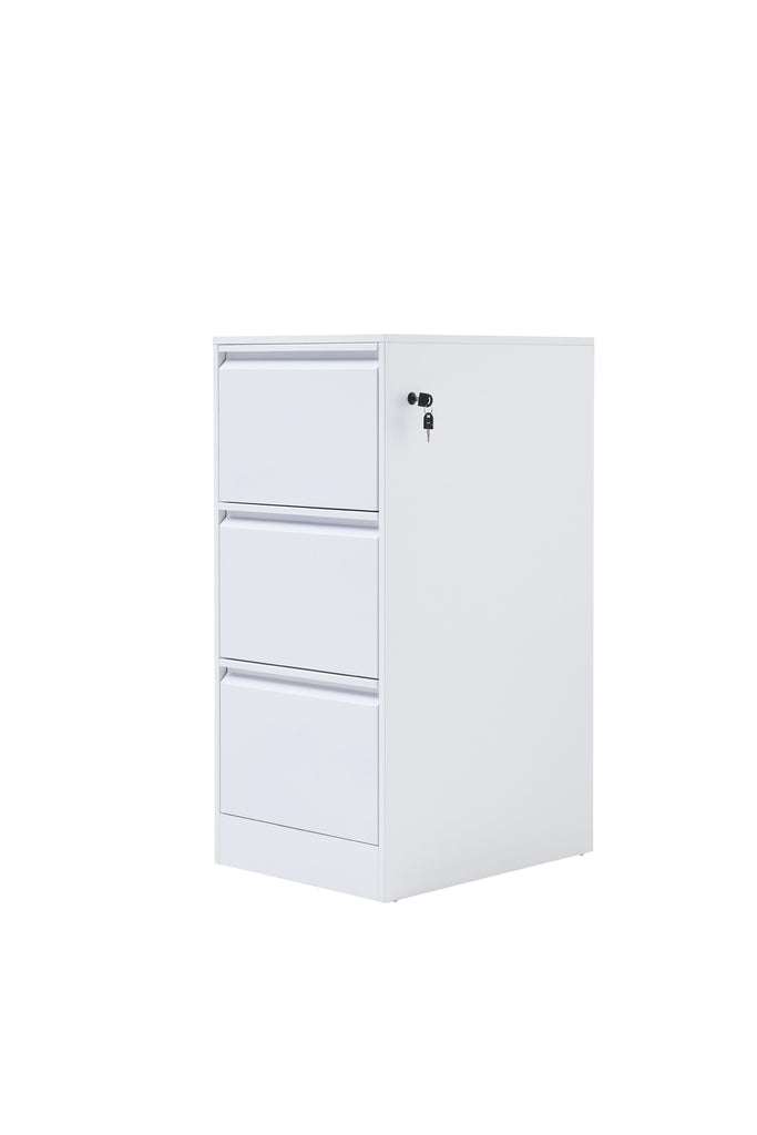 Gorilla Office Particle Board & Steel 3 Drawers White