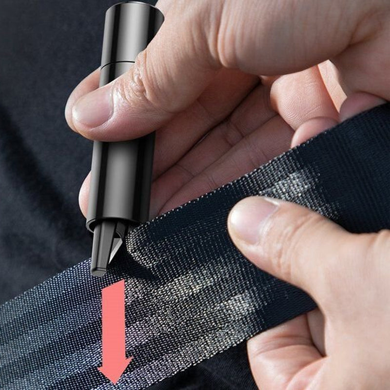 2-In-1 Car Window Breaker And Seat Belt Cutter