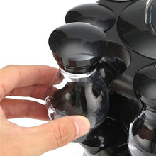 Load image into Gallery viewer, 16-Bottle Double-Layer Rotating Spice Rack Set