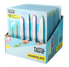 Load image into Gallery viewer, Tasty: 13 Piece Knife Set with Cutting Mat