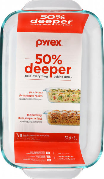 Pyrex: Deep Glass Baking Dish - 3L