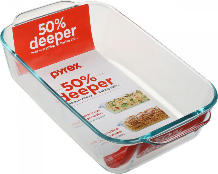 Pyrex: Deep Glass Baking Dish - 3L