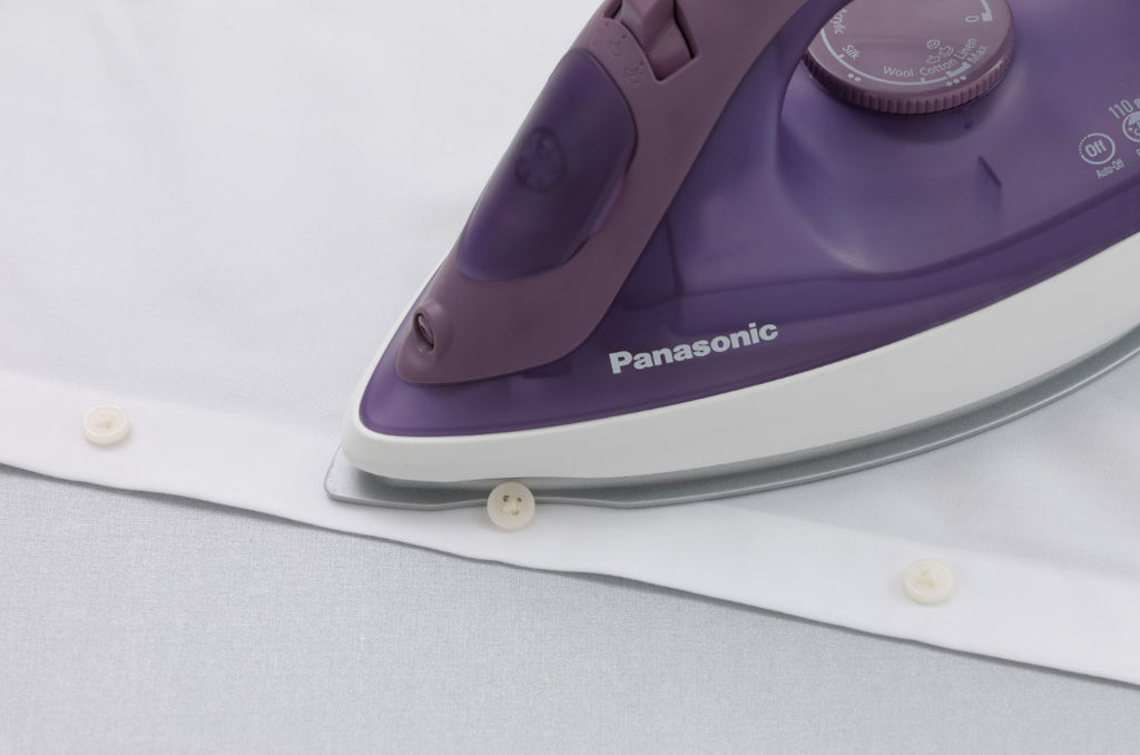 Panasonic: 2400w Electric Steam Iron Ceramic Plate and Auto Shutoff