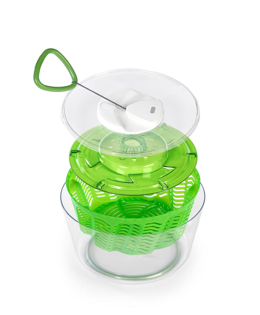 Zyliss: Easy Spin 2' Small Salad Spinner - Green