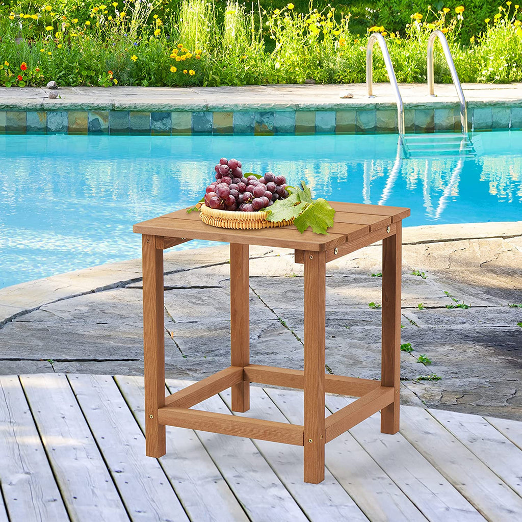 Solid Wood Adirondack Side Table