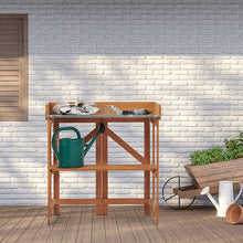 Load image into Gallery viewer, Foldable Fir Potting Bench