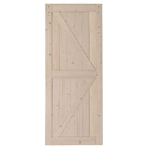 Load image into Gallery viewer, Fraser Country Wood Barn Door with Installation Hardware Kit