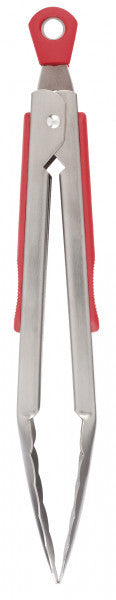 Wiltshire: Classic Red Soft Grip Tongs 228mm