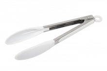 Load image into Gallery viewer, Wiltshire: Silicone Tongs White 23cm