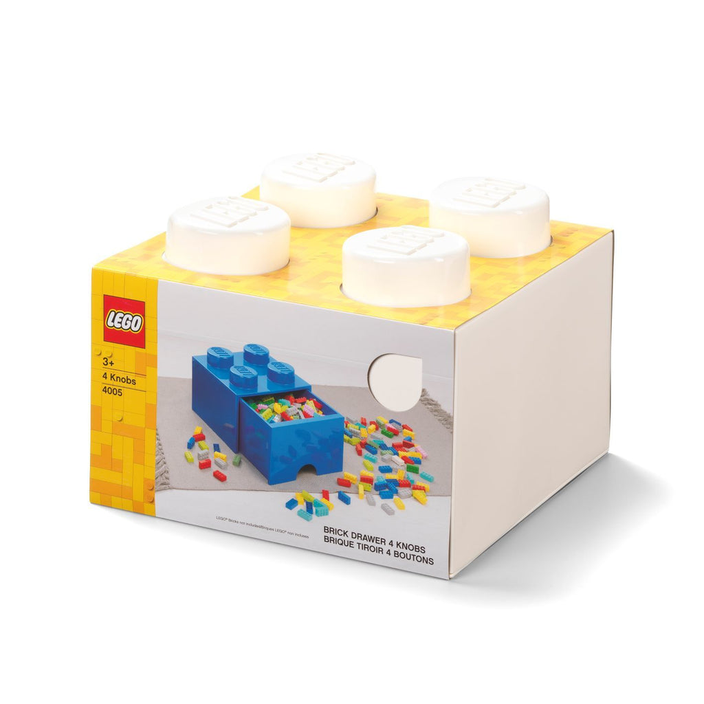 LEGO Storage Brick Drawer 4 - White
