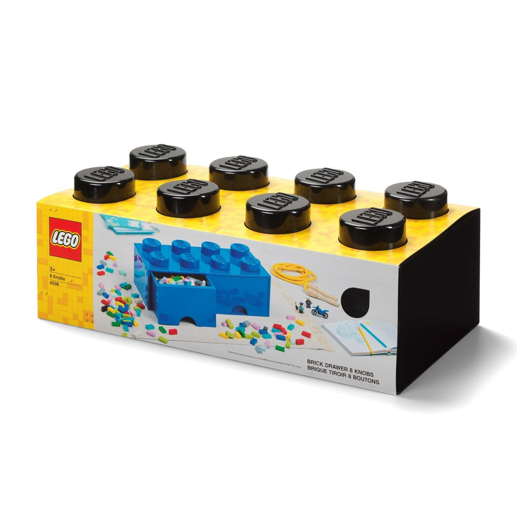 LEGO Storage Brick Drawer 8 - Black