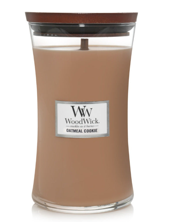 WoodWick: Hourglass Candle - Oatmeal Cookie (Large)