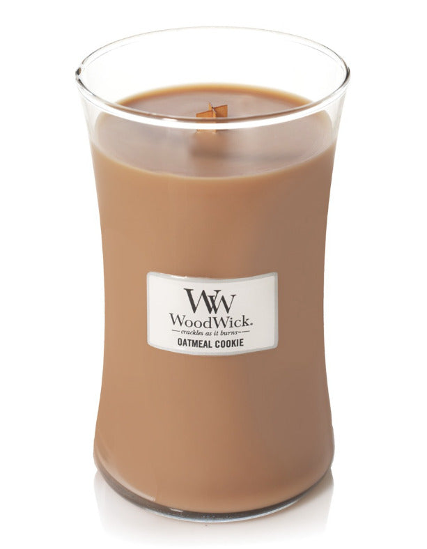 WoodWick: Hourglass Candle - Oatmeal Cookie (Large)