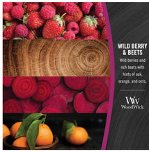 Load image into Gallery viewer, WoodWick: Hourglass Candle - Wild Berry &amp; Beets (Medium)