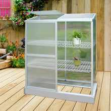 Load image into Gallery viewer, 3 Tier Outdoor Greenhouse Plant Garden 129 x 58cm
