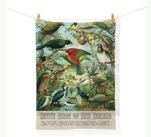 Load image into Gallery viewer, 100% NZ: NZ Native Birds Tea Towel - 100 Percent NZ