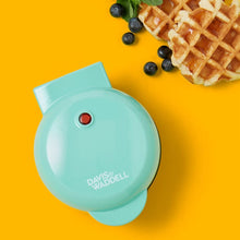 Load image into Gallery viewer, Davis &amp; Waddell: Electric Mini Waffle Maker (Green)