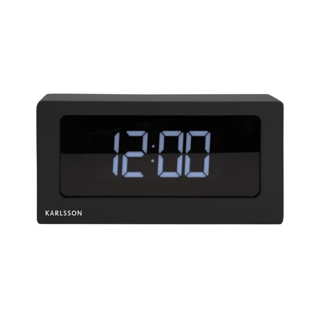 Karlsson: Boxed LED Clock (Black)