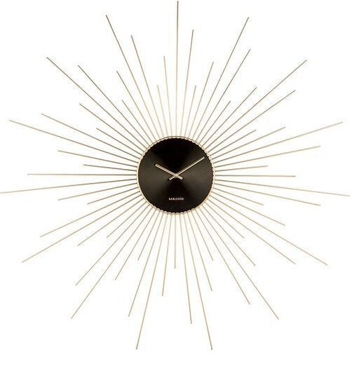 Karlsson: Extreme Peony Gold Clock