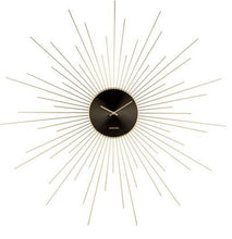 Load image into Gallery viewer, Karlsson: Extreme Peony Gold Clock