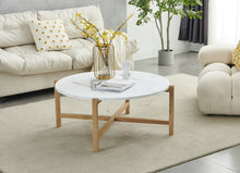 Load image into Gallery viewer, Fraser Country Round Coffee Table with Solid Wood Leg