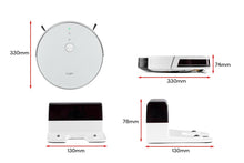 Load image into Gallery viewer, Kogan: SmarterHome G50 Robot Vacuum Cleaner and Mop - White