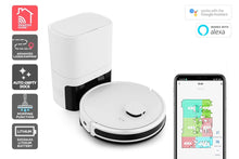 Load image into Gallery viewer, Kogan: SmartHome LX16 Robot Vacuum Cleaner and Mop with Auto-Empty Dock