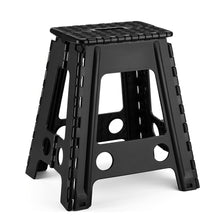 Load image into Gallery viewer, COMFEYA Household Stackable Space-Saving Stool - Black