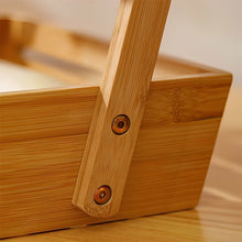 Load image into Gallery viewer, STORFEX Bamboo Double Layer Food Basket