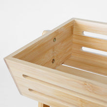 Load image into Gallery viewer, STORFEX Bamboo Double Layer Food Basket