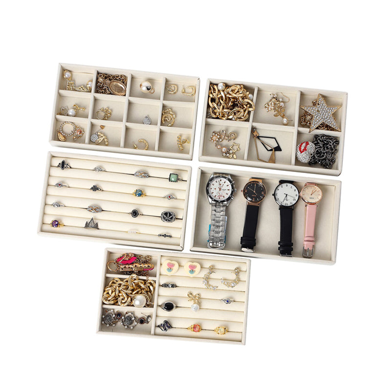 STORFEX 5 Layer Jewellery Box - Beige