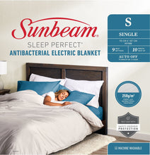 Load image into Gallery viewer, Sunbeam: Sleep Perfect - Antibacterial Electric Blanket (Single)