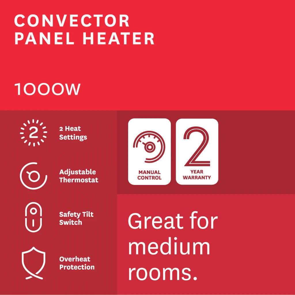 Goldair: 1500W Mechanical Panel Heater