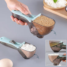Load image into Gallery viewer, Plastic Adjustable Measuring Spoon Set (Set of 2)