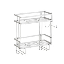 Load image into Gallery viewer, Detachable Double-Layer Toilet Rack - White