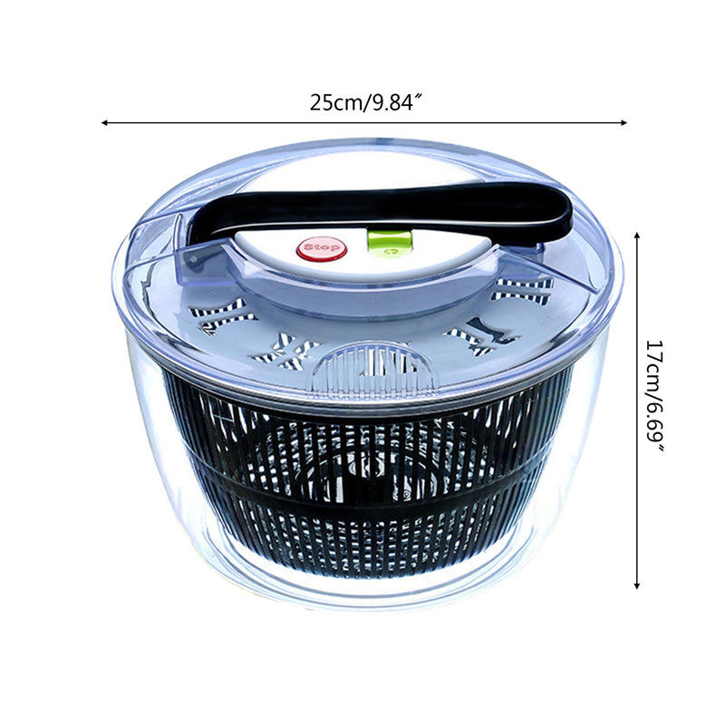 Manual Button Salad Spinner
